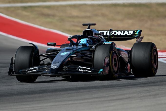 George Russell F1 Mercedes GP Las Vegas 2025