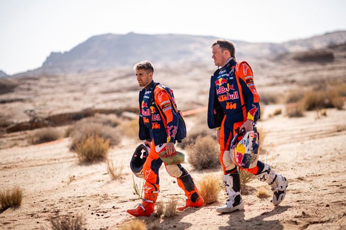 Dakar Rally 2026 Red Bull KTM Factory Racing Daniel Sanders en Luciano Benavides
