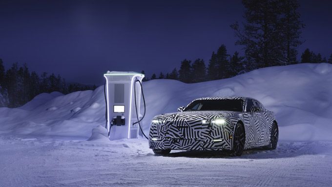 Aanstaande Jaguar GT begint aan extreme wintertests
