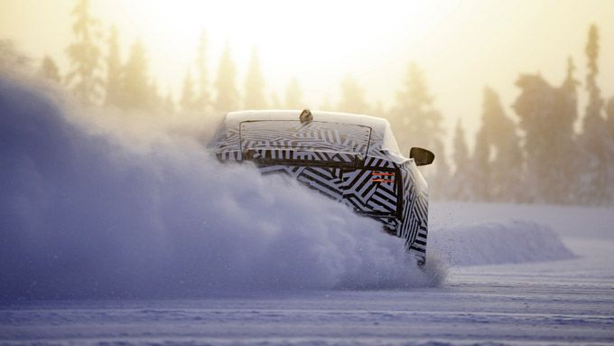 Aanstaande Jaguar GT begint aan extreme wintertests