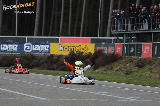 Als een duvel uit een doosje! Milan de Ruit finish