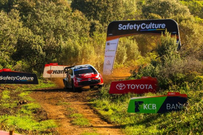 FIA WRC Safari Rally Kenya 2026 Sami Pajari (FIN) en Marko Salminen (FIN) van het team van TOYOTA GAZOO RACING WRT2