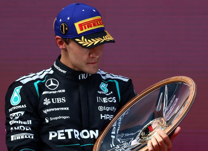 George Russell Ferrari melbourne