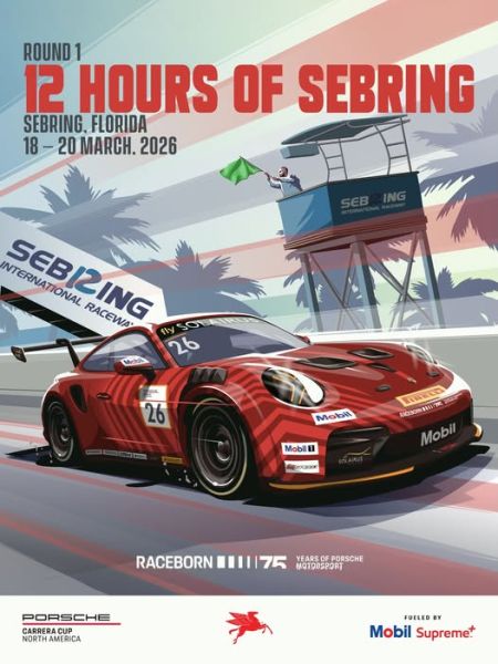 Porsche en Mobil1 @ Sebring 12 Hours 2026 event poster 13