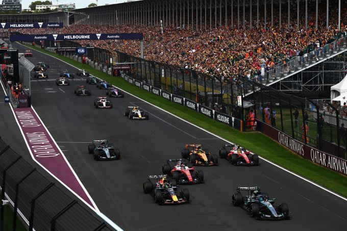 Formule 1 start GP Australia 2026