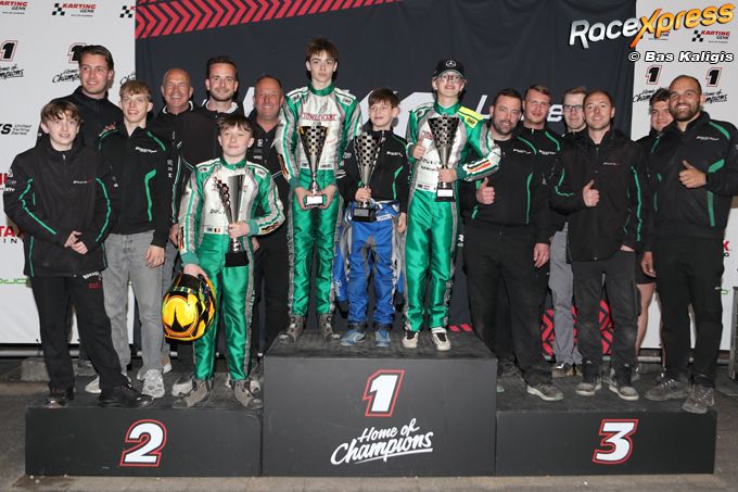 Kartbelofte Tren van Melick kent klinkend Juniorendebuut bij United Karting Series