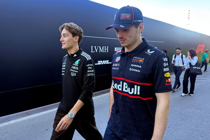 George Russell Max verstappen
