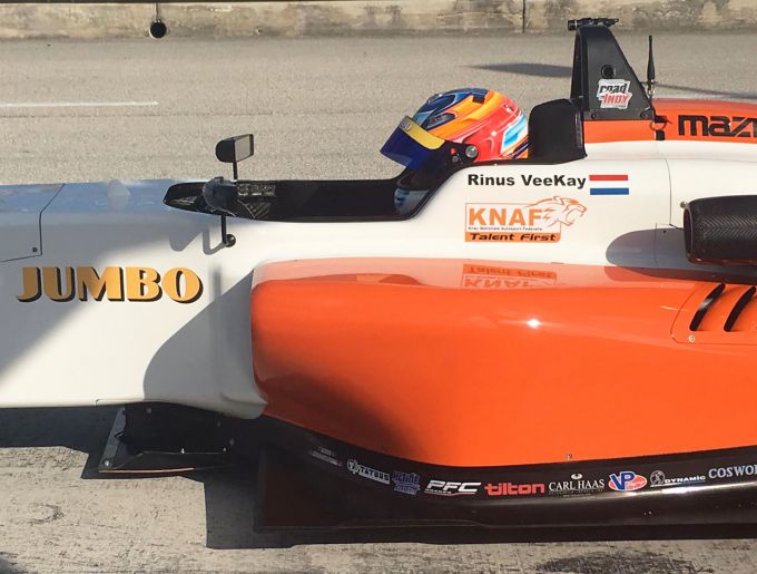 Rinus van Kalmthout in zee met Pabst Racing voor de USF2000