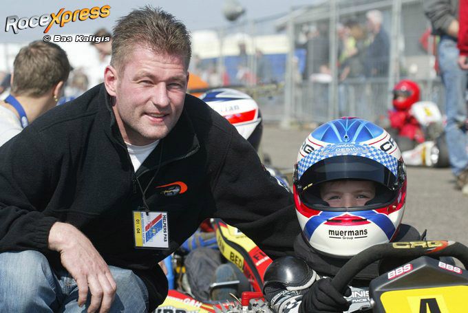 Jos en Max Verstappen 2005 eerste race Max