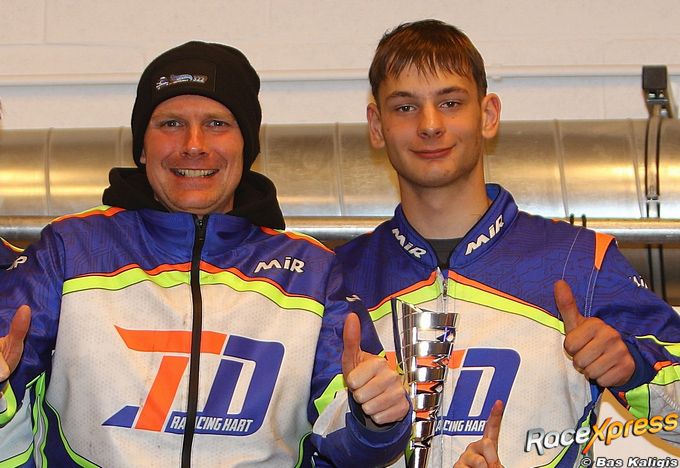 Leon Lijnsveld Thierry Delre viert successen als fabrikant van karts