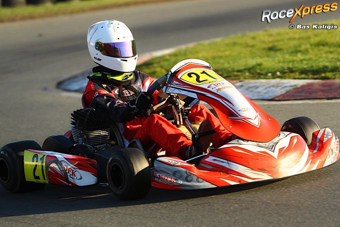 Kartbelofte Thibeau Wolfaert scoort direct podiumplaats bij wedstrijddebuut in tweetaktkart