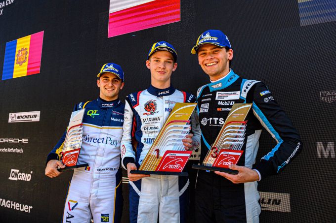 Autocoureur Milan Marczak maakt grote indruk bij debuut in Porsche Carrera Cup Benelux