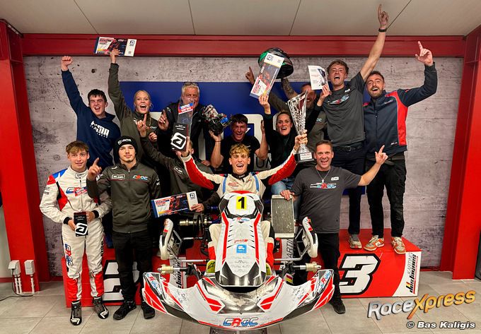 Kevin Lantinga Benelux Kampioen IAME X30 Senior