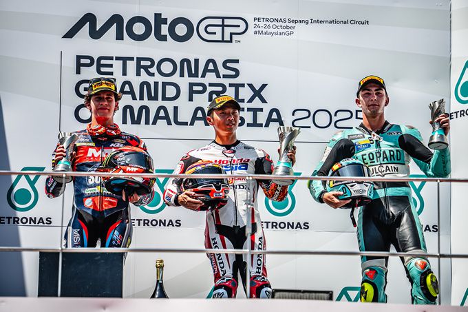 Podium Malaysia Moto3