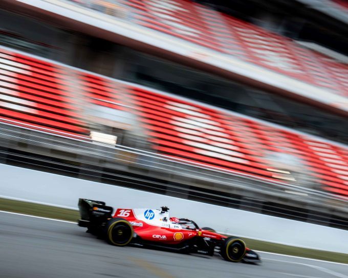 Charles Leclerc F1 test Barcelona 2026