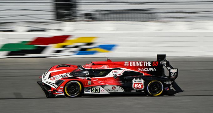 IMSA 24H Daytona 2026 #93 Acura Meyer Shank Racing with Curb Agajanian Acura ARX-06 Acura Renger van der Zande pole position foto imsa 5
