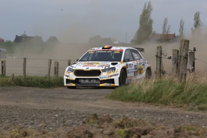 Belgian Rally Championship 2026 TAC Rally Tielt Cédric Cherain Jasper Vermeulen Skoda Fabia RS Rally2 1