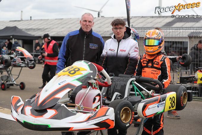 Karttopper Luca Kaspers wint twee races bij seizoensopener NXT GP