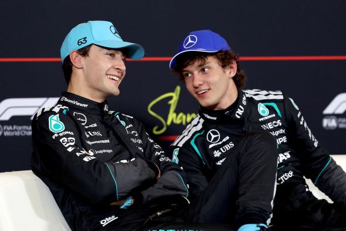 Kimi antonelli George Russell Mercedes Grand Prix F1